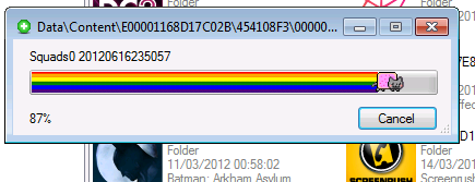Extracting Files using the Nyan Cat way.